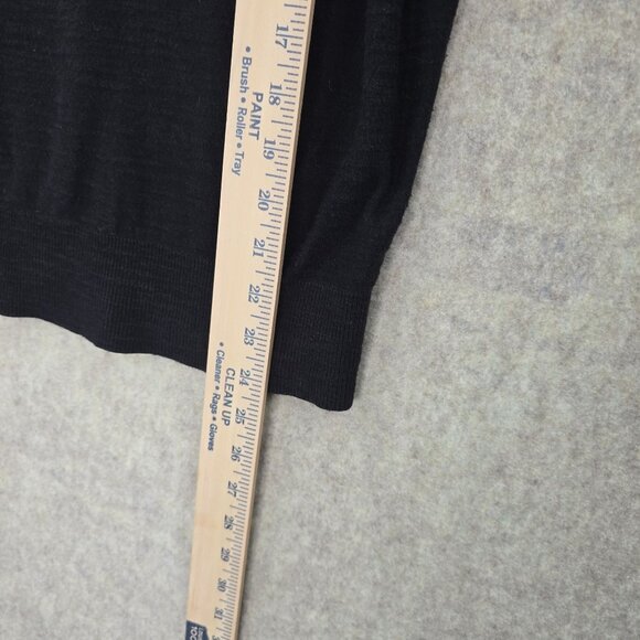 Loft Womens Black Short Sleeve Top Size M Cotton Blend - Picture 3 of 4